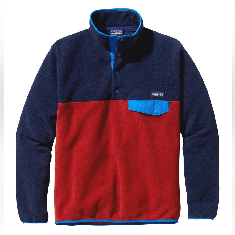 Mens Patagonia Jacket Lightweight Synchilla Snap-T Fleece Pullover 25580 X-Small